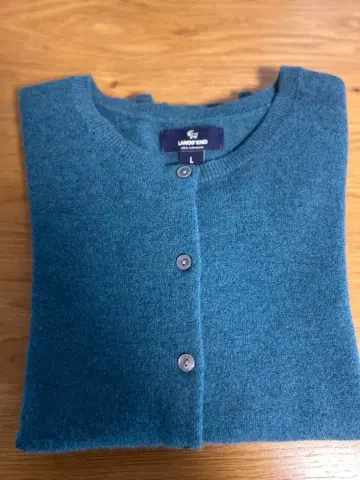 랜즈 엔드 캐시미어 가디건