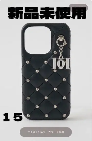 Darich 새상품 퀼팅 비쥬 DD 참 iPhone 케이스