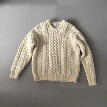 인버아란 니트 스웨터 S 사이즈