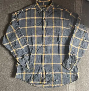 90s Eddie Bauer 옴브레 체크 셔츠
