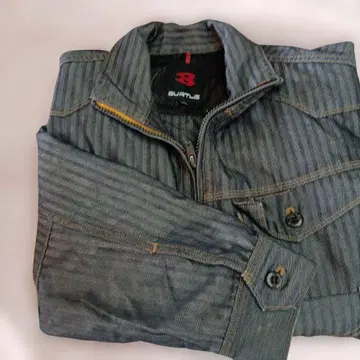 BURTLE 스트라이프 데님 자켓 L 사이즈