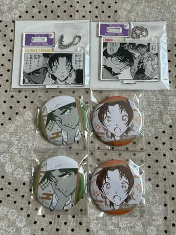 명탐정 코난 아크릴 키링 캔뱃지 헤이지 카즈하