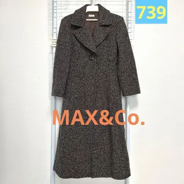 가격 인하! MAX&Co. 트위드 롱 코트