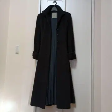 시빌라 블랙 롱 코트