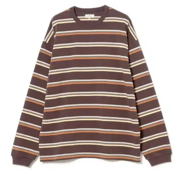 빔즈 보더 루즈 롱 슬리브 t셔츠