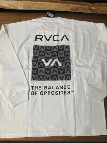 RVCA 롱 T셔츠 화이트 1