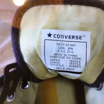 CONVERSE 스니커즈 8 1/2 (27.0 cm)