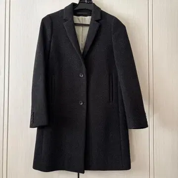 united bamboo 다크 그레이 체스터 코트