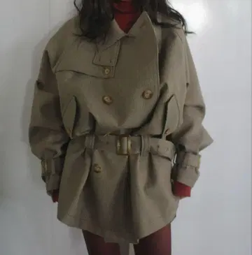 Ameri DADDY MIDI TRENCH COAT