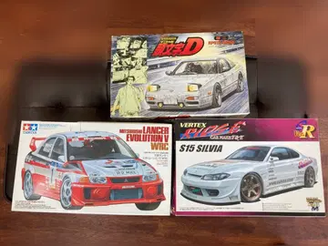 정크 프라모델 3종 세트 180x 랜서 에볼루션 실비아