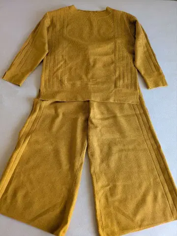 Do CLASSE 니트 셋업 와이드 팬츠