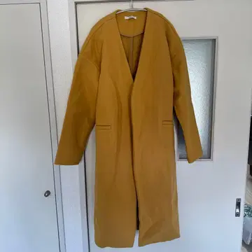 Ungrid 머스타드 롱 코트