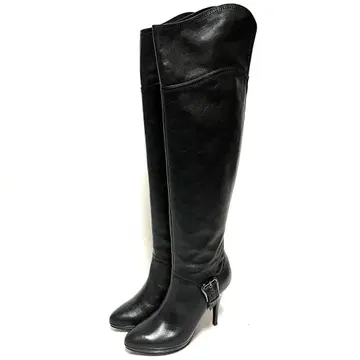 거의 새상품 DIANA 다이애나 니하이 롱 부츠 25.5cm 블랙