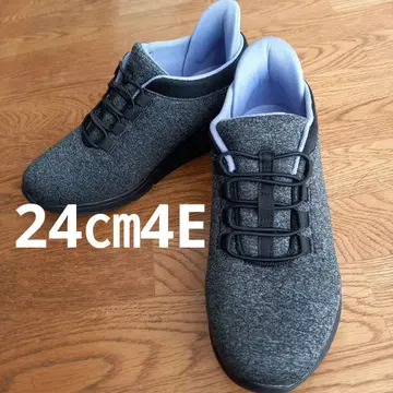 시더 크레스트 그레이 슬립온 선 채로 신기 편한 24cm 4E