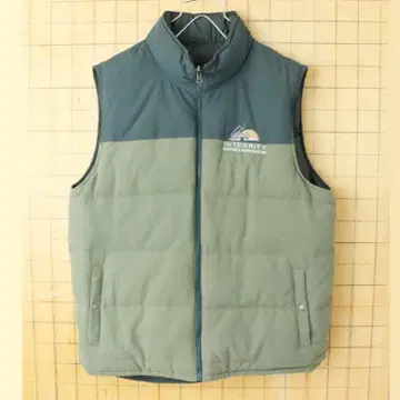 patagonia 리버서블 다운 베스트 L 그린 아웃도어 aw81
