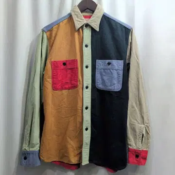 동양 SUGAR CANE 슈가케인 크레이지 패턴 긴팔 셔츠 S