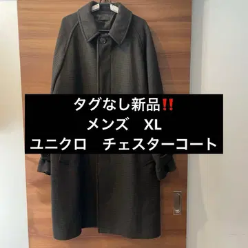 미사용 새상품 유니클로 체스터 코트 남성용 XL