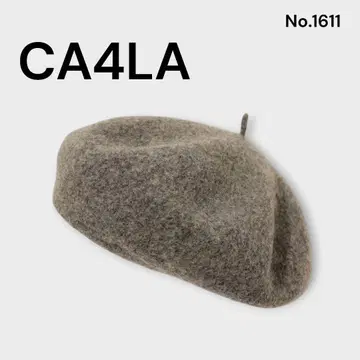 CA4LA 그레이 베레모 울 심플