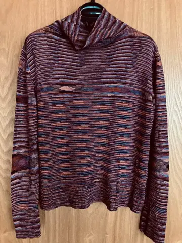 MISSONI 캐시미어 실크 터틀넥 스웨터