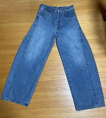 ssstein 슈타인 DEFORMATION WIDE DENIM JEANS