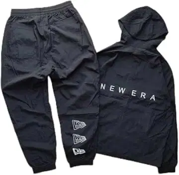 NEW ERA 블랙 나일론 셋업