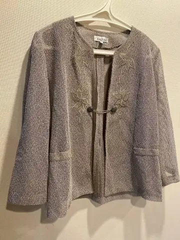 노카라 자켓 그레이