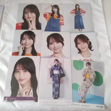 유미키 나오 생사진 9장, 아크릴 키링, 생사진 키링 세트