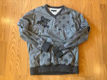 Dance With Dragon 그레이 V넥 맨투맨 2