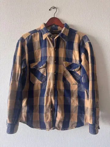 플란넬 셔츠 빈티지 80s 에디바우어