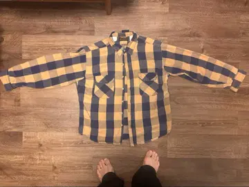 빈티지 플란넬 셔츠 80s 에디바우어 USA제