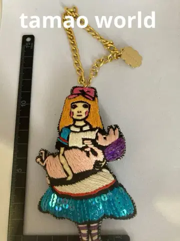 타마오 월드 스팽글 자수 백참 이상한 나라의 앨리스