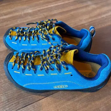 KEEN 아웃도어 신발 파랑/노랑 23.5cm