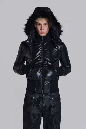 Jaded London Black Mercury Puffer Jacket