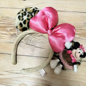 미니 마우스 레오파드 무늬 머리띠