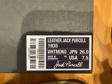 men's nonno에서 소개!! Jack Purcell 가죽 스니커즈