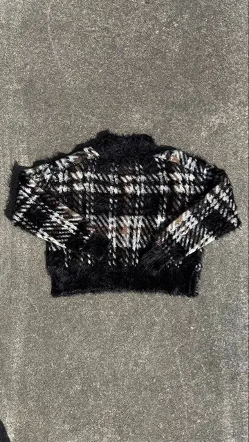 AZUL by MOUSSY 체크 무늬 니트 S 사이즈