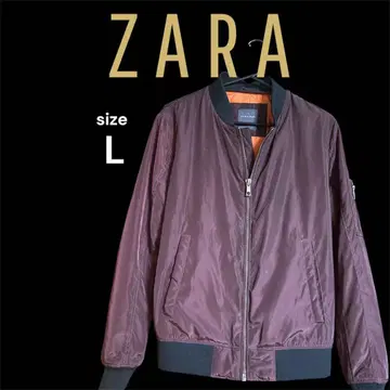 ZARA MA-1 플라이트 자켓 사이즈 L 퍼플