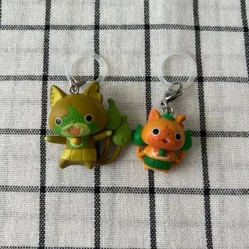 요괴워치 키링 메지루시 액세서리 키위냥 미캉냥