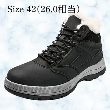 [ 새상품 ] 방한 부츠 남성용 방수 트레킹 부츠 속기모 스노우 신발