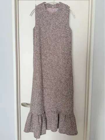 벌스데이 바쉬 트위드 슬리브리스 원피스 트위드 원피스