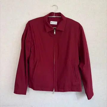 GLOBAL WORK 버건디 집업 자켓