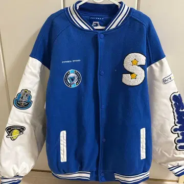 FUTEMAI 바시티 자켓 XL 파랑