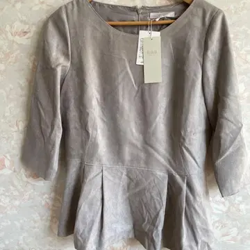 자유구 그레이 페플럼 셔츠 M 사이즈