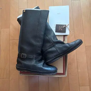 koos 롱 부츠 38 블랙