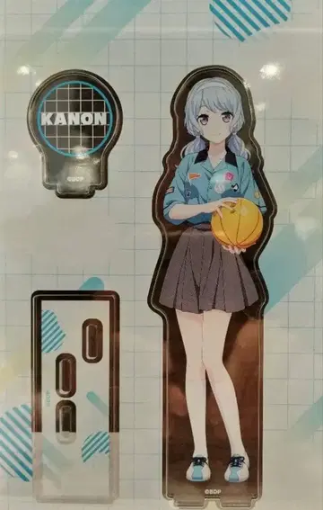 뱅드림 x ROUND1 아크릴 스탠드 마츠바라 카논/볼링 셔츠 ver.