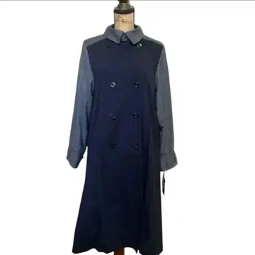 택 포함 새상품! 특가! 인기 UNDICI NOVE A라인 트렌치