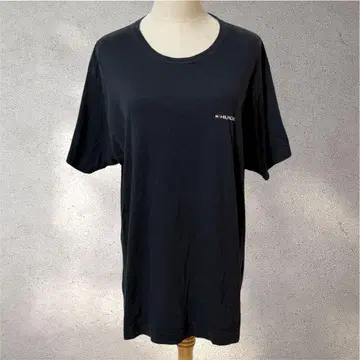 [ 타미힐피거 ] XL 사이즈/T셔츠/블랙/놈코어/쿨넥/반팔