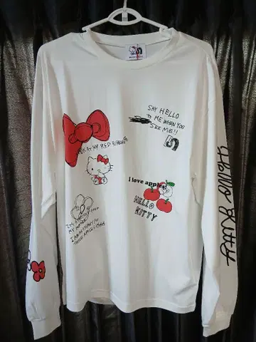 MAISON SPECIAL Hello Kitty 긴팔 T셔츠