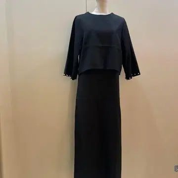 coca 펄 슬리브 셋업 포멀 드레스