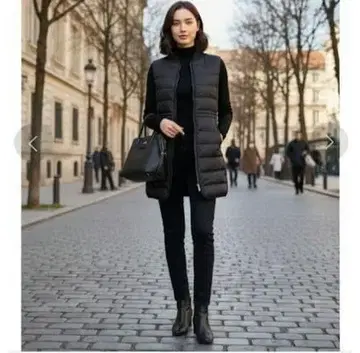 데이그레 다운풍 노카라 Day and Grade 롱 블루종